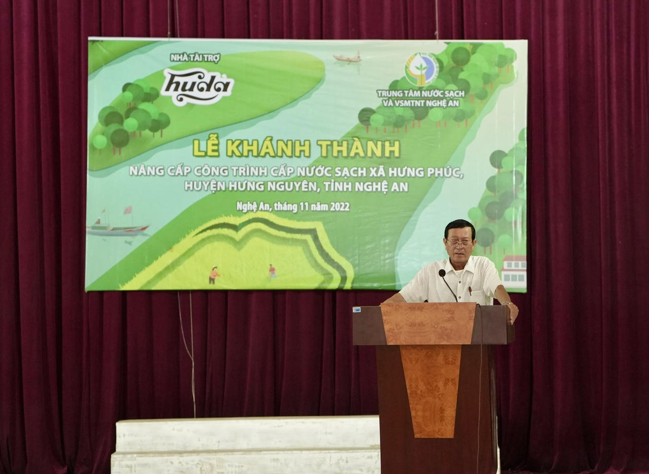 “Khơi nguồn nước sạch vì miền Trung yêu thương” tại Nghệ An