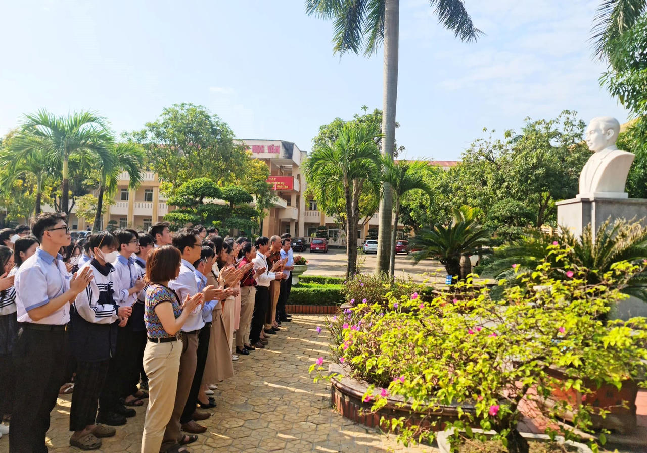 Tự hào ngôi trường mang tên cố Tổng Bí thư Hà Huy Tập