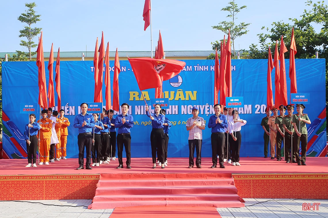 Tuổi trẻ Nghệ An, Hà Tĩnh ra quân Chiến dịch Thanh niên tình nguyện Hè năm 2023