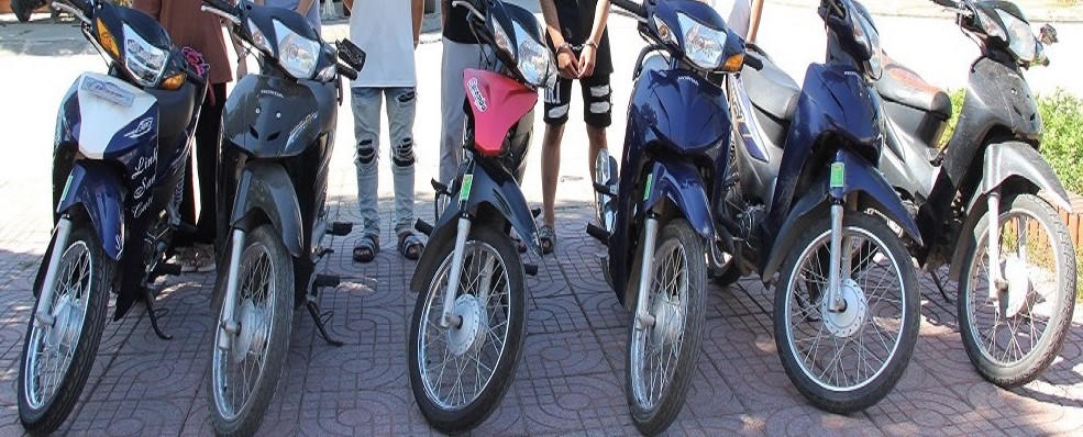 Bắt giữ nhóm thanh thiếu niên chuyên trộm cắp xe máy liên tỉnh