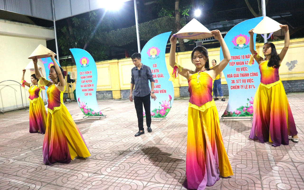 Đội tuyển tỉnh Nghệ An hăng say tập luyện trước “giờ G” cho cuộc thi Hòa giải viên giỏi toàn quốc