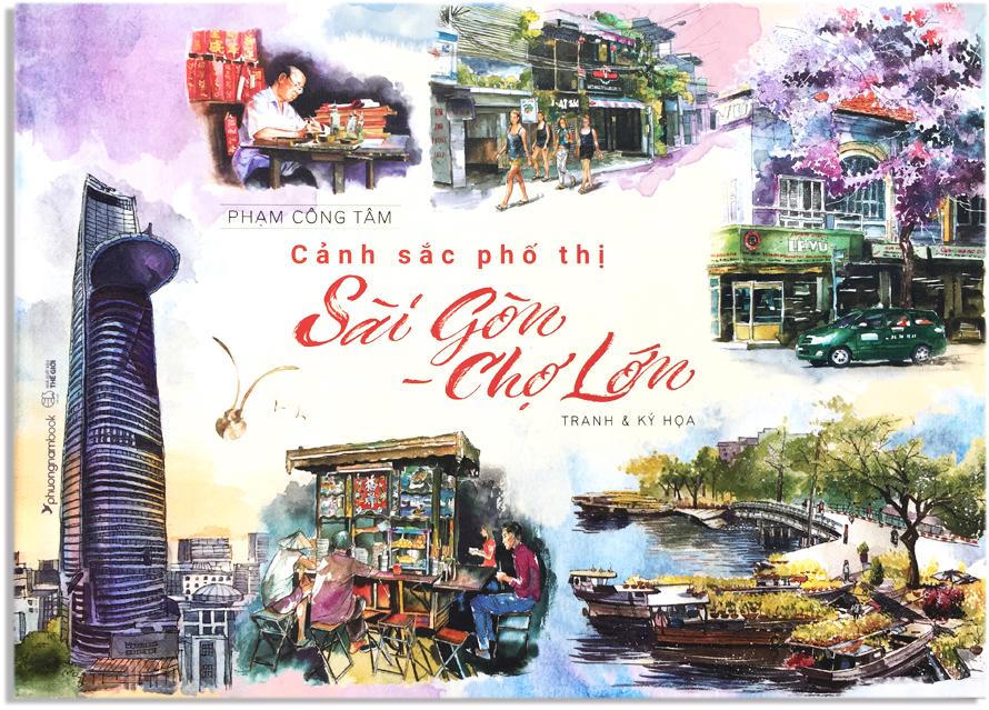 Hai cha con cùng vẽ Sài Gòn