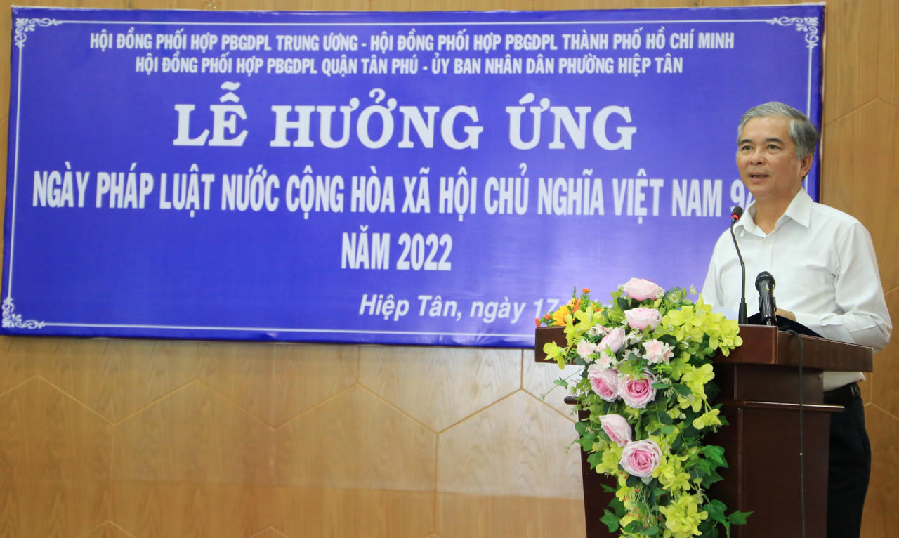 TPHCM: Sôi nổi và tự hào Lễ hưởng ứng Ngày pháp luật Việt Nam