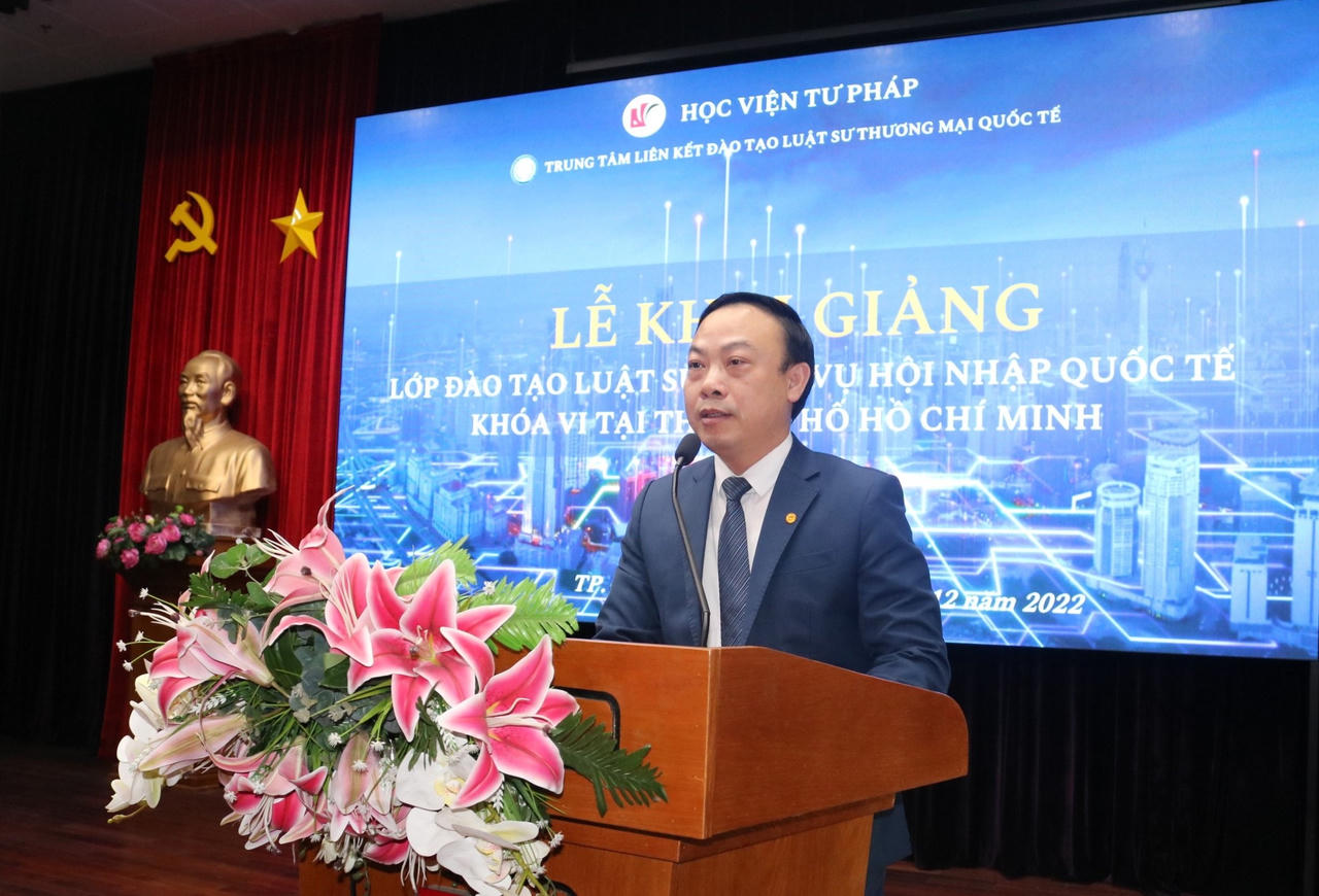 Khai giảng Lớp đào tạo luật sư phục vụ hội nhập quốc tế Khóa 6 tại TP Hồ Chí Minh 