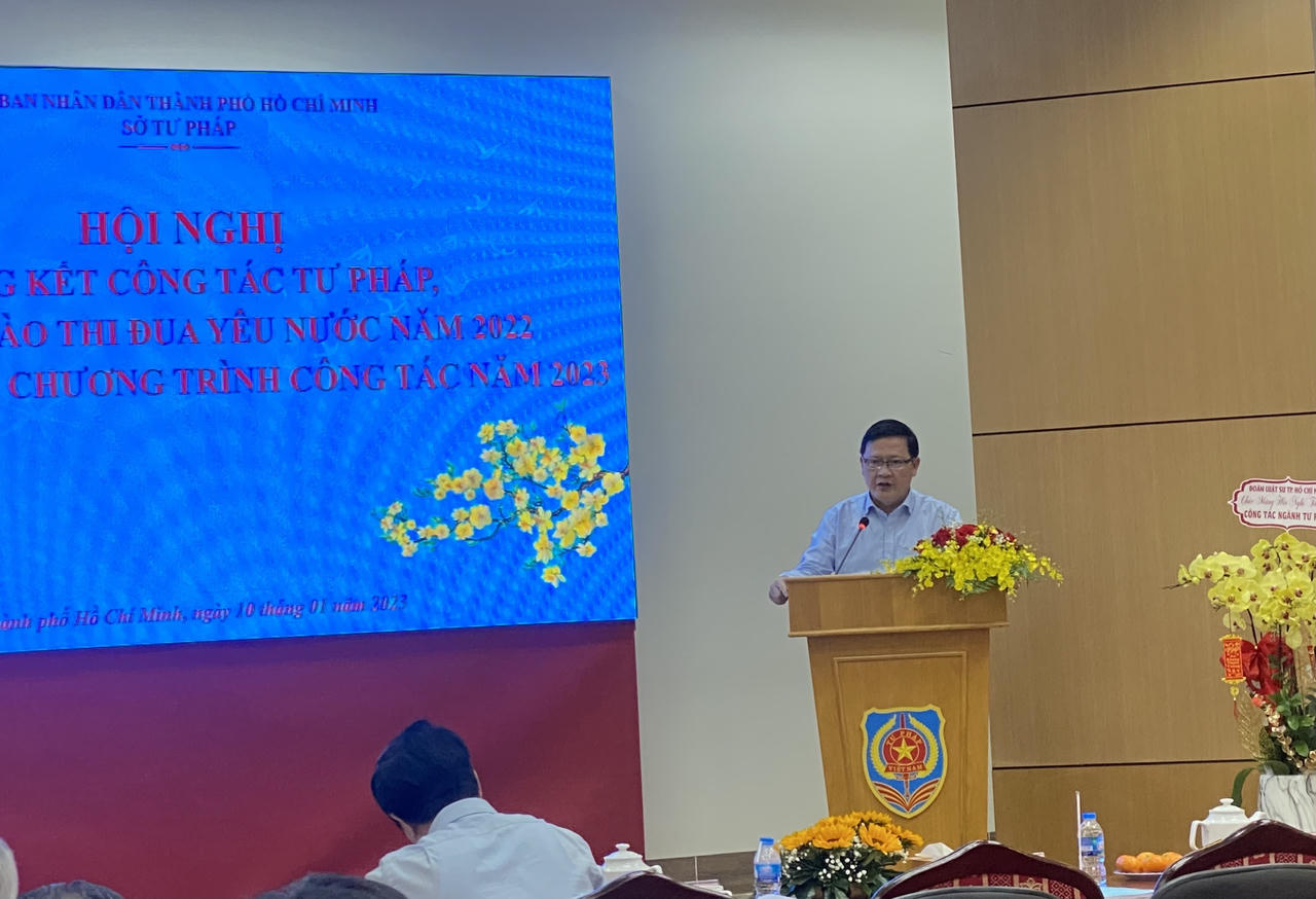 Thứ trưởng Mai Lương Khôi: Sớm số hóa sổ hộ tịch là điểm nhấn trong thành tích của Tư pháp TP.HCM