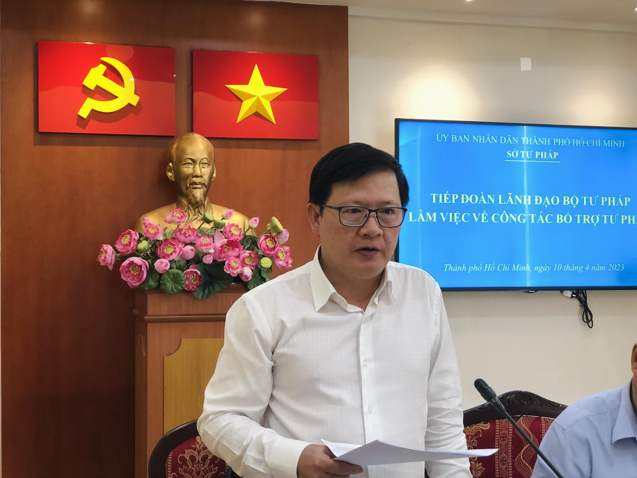 Thứ trưởng Mai Lương Khôi: Tư pháp TP. Hồ Chí Minh cần nhanh chóng bắt nhịp chuyển đổi số