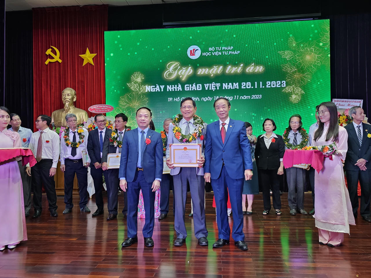 Cơ sở tại TP Hồ Chí Minh - Học viện Tư pháp trang trọng tri ân Ngày Nhà giáo Việt Nam