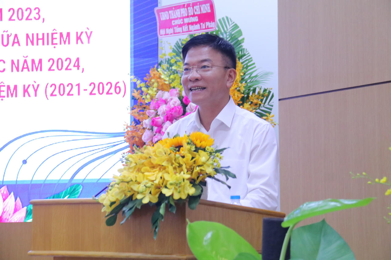 Bộ trưởng Bộ Tư pháp Lê Thành Long: Ngành Tư pháp TP Hồ Chí Minh có nhiều điểm sáng đáng ghi nhận
