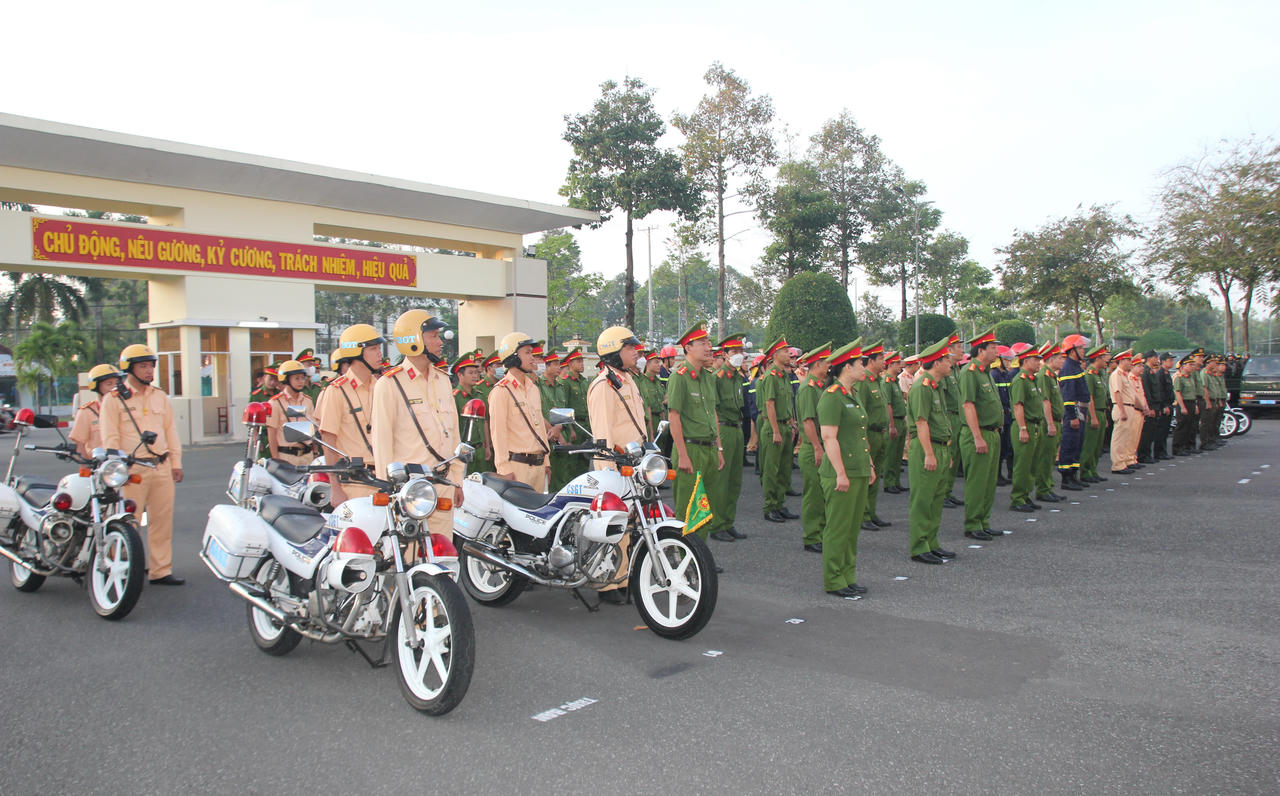 Công an Bạc Liêu quyết tâm bảo đảm an toàn trật tự Tết Nguyên đán 2023