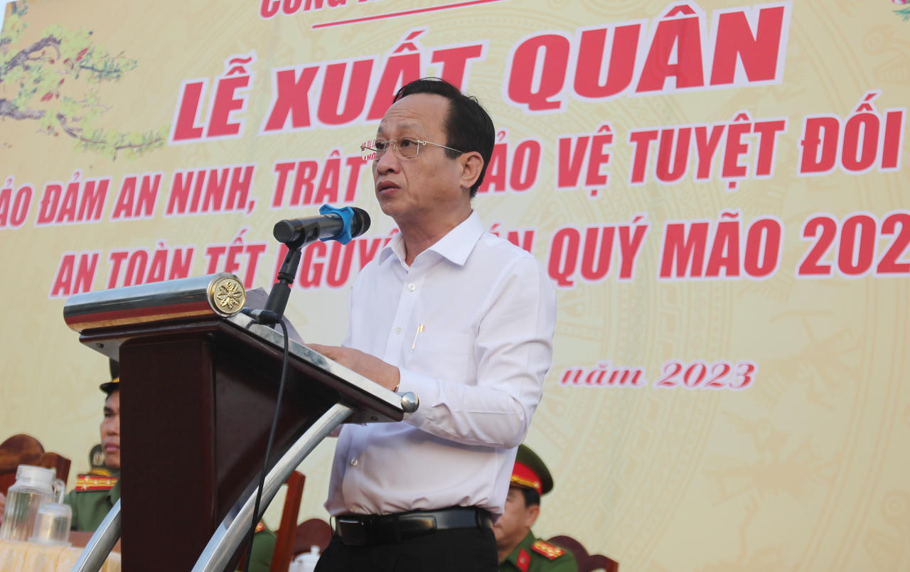 Công an Bạc Liêu quyết tâm bảo đảm an toàn trật tự Tết Nguyên đán 2023