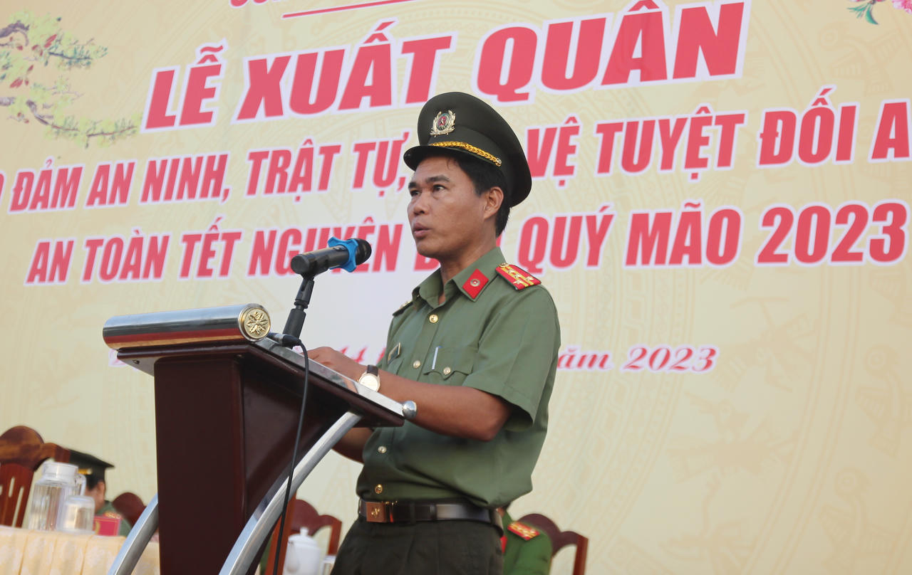 Công an Bạc Liêu quyết tâm bảo đảm an toàn trật tự Tết Nguyên đán 2023