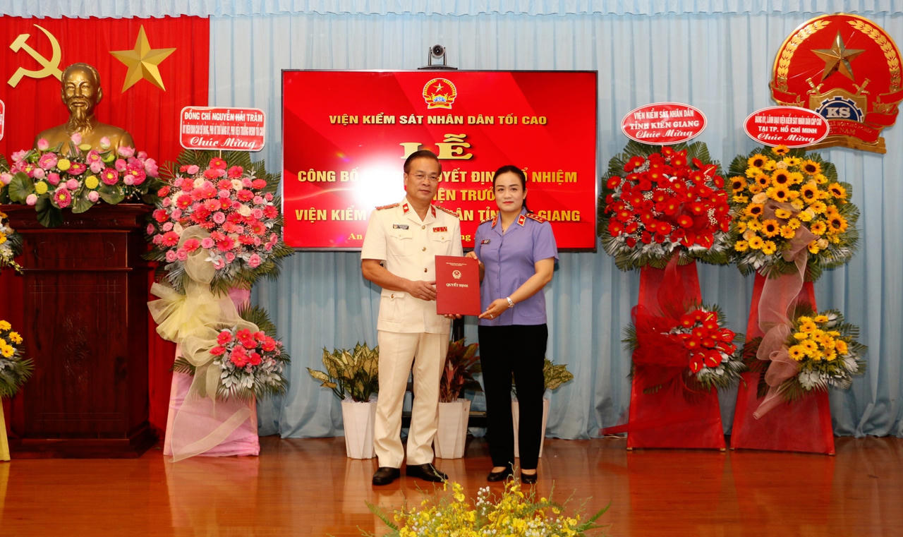 Ông Huỳnh Đông Bắc được bổ nhiệm làm Viện trưởng VKSND tỉnh An Giang