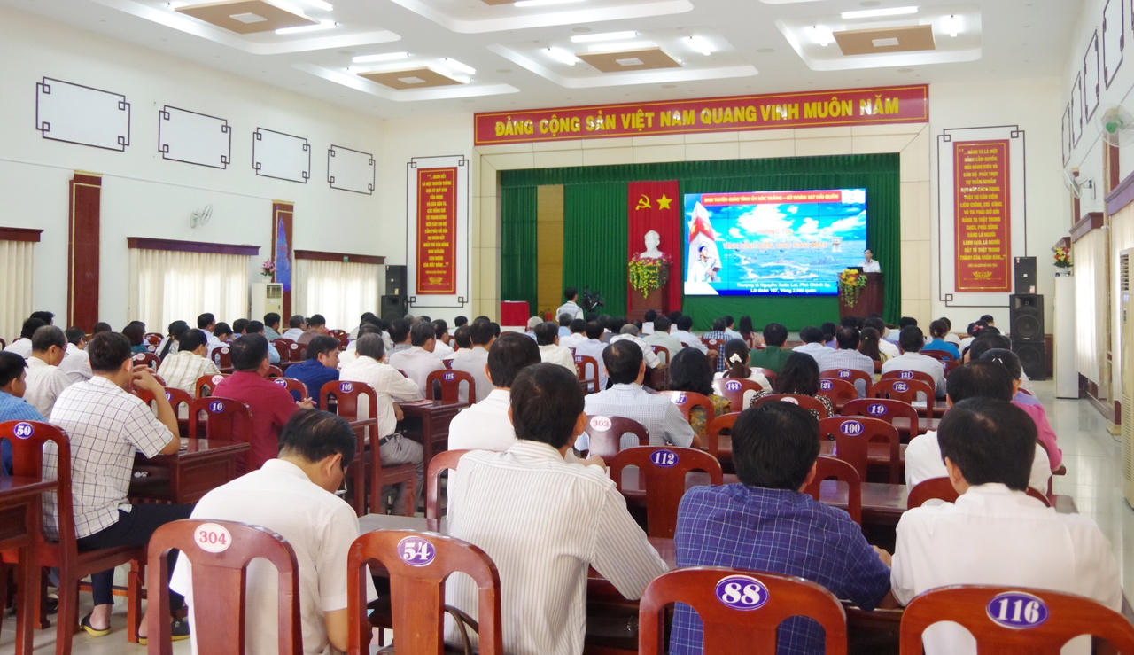 Đẩy mạnh tuyên truyền về biển, đảo cho cán bộ Đoàn chủ chốt trong tỉnh Bạc Liêu