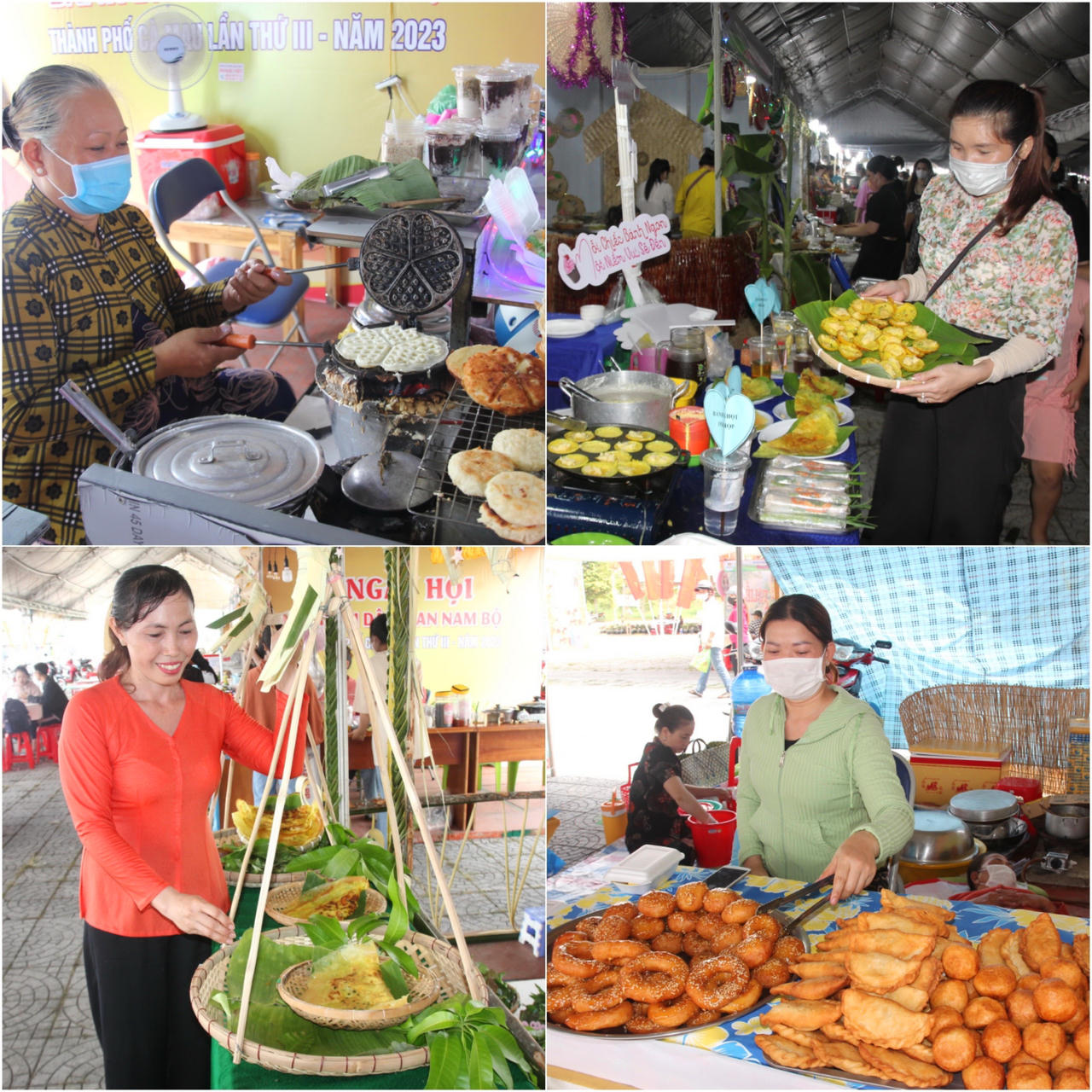 Ngày hội Bánh dân gian góp phần bảo tồn và phát huy giá trị văn hóa ẩm thực ở Cà Mau