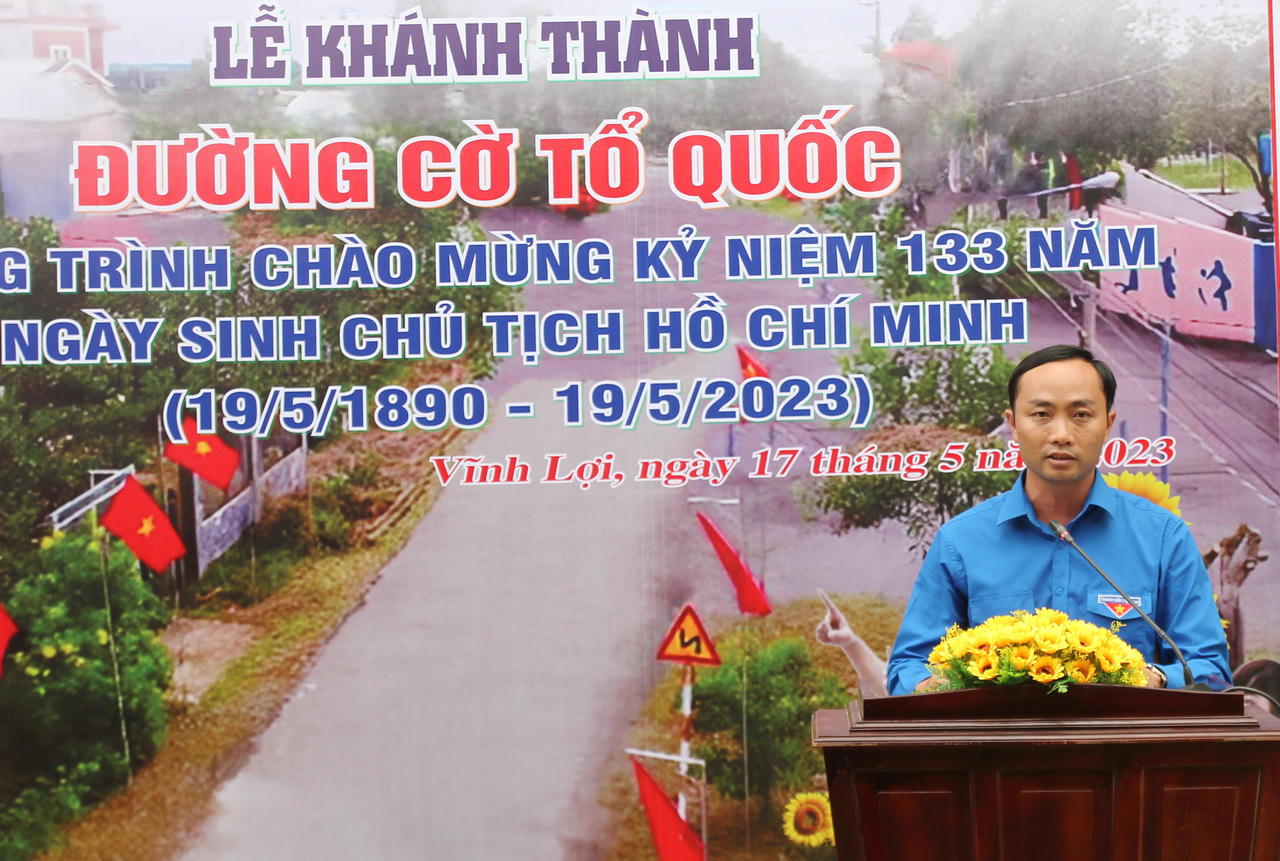 Khánh thành Công trình Đường cờ Tổ quốc thứ 2 tại Bạc Liêu
