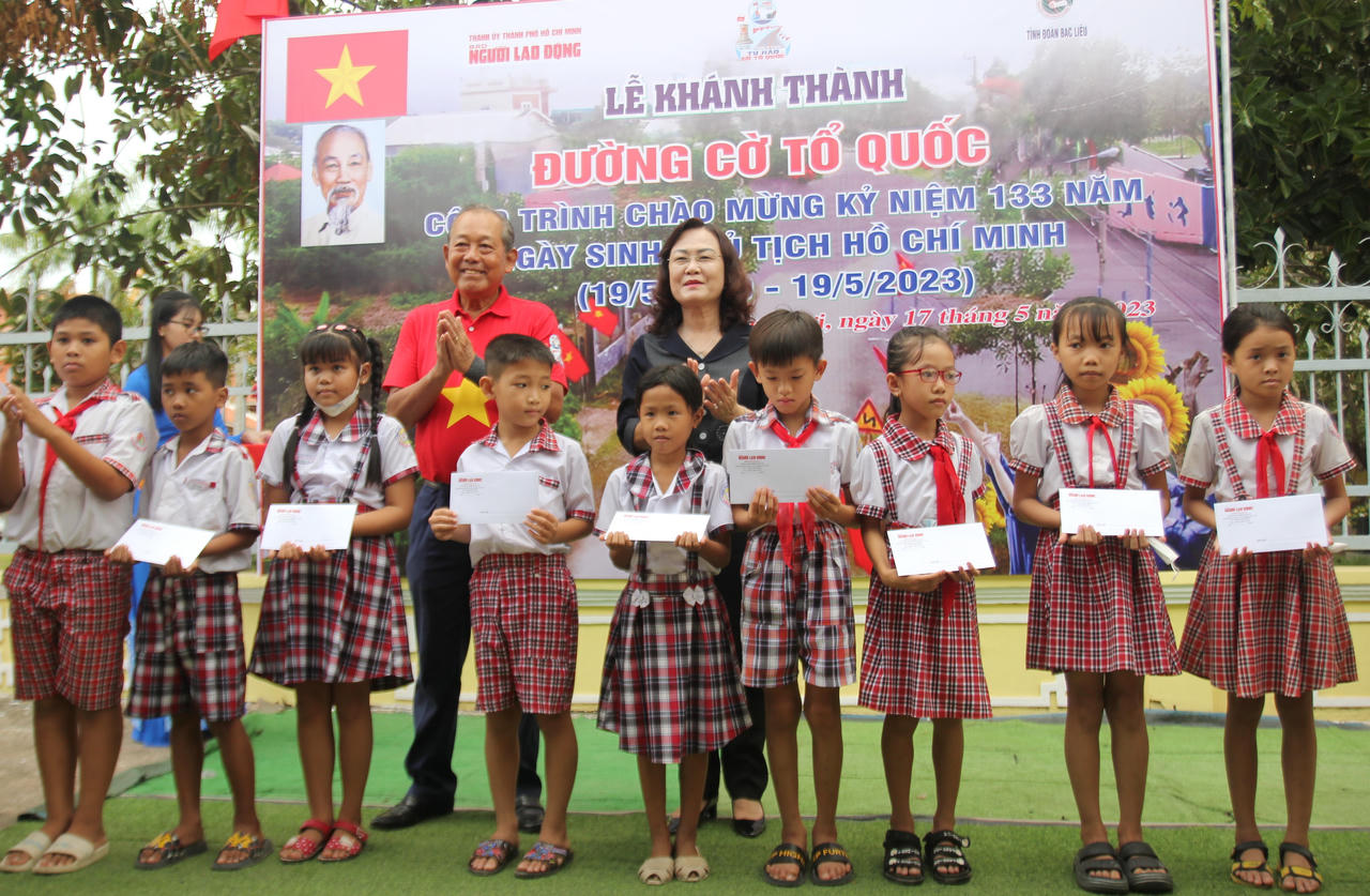 Khánh thành Công trình Đường cờ Tổ quốc thứ 2 tại Bạc Liêu