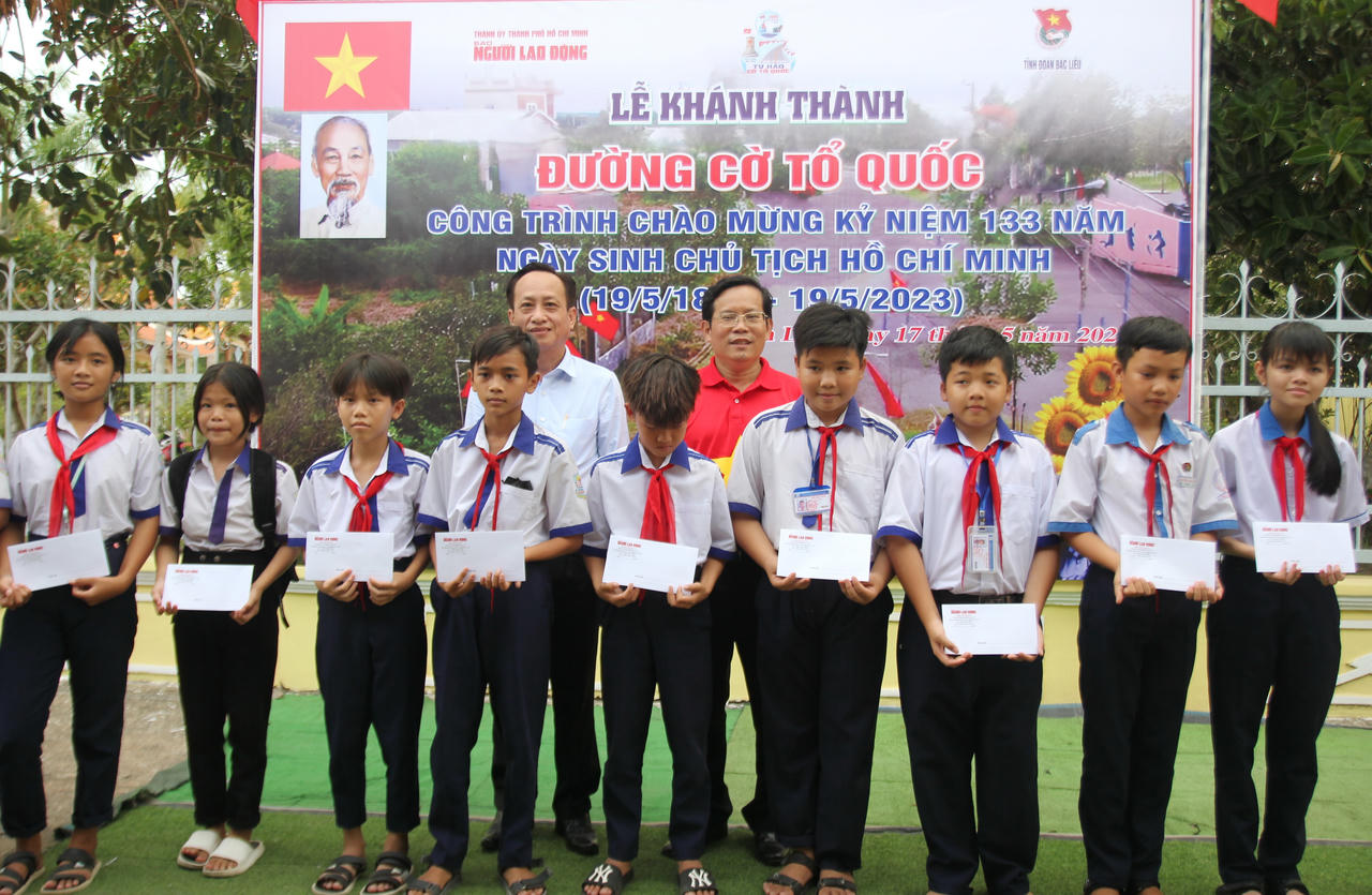 Khánh thành Công trình Đường cờ Tổ quốc thứ 2 tại Bạc Liêu