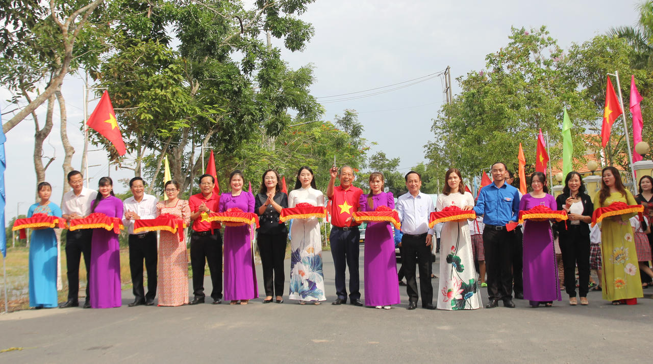 Khánh thành Công trình Đường cờ Tổ quốc thứ 2 tại Bạc Liêu