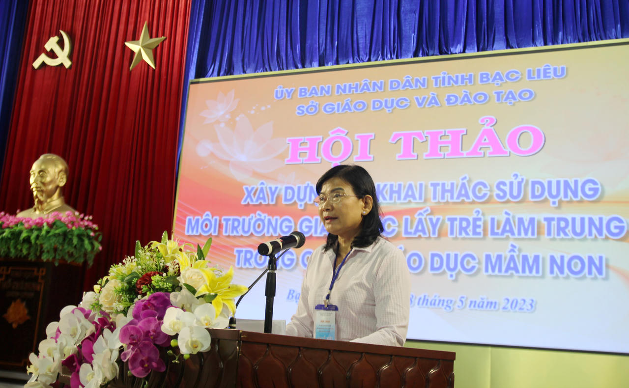 Bạc Liêu tổ chức hội thảo nhằm nâng cao chất lượng giáo dục mầm non