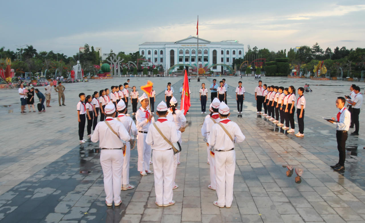 Sôi nổi Hội thi “Nghi thức Đội TNTP Hồ Chí Minh” tỉnh Bạc Liêu