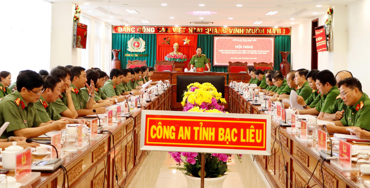 Triển khai cao điểm thu nhận, kích hoạt tài khoản định danh điện tử tại Bạc Liêu