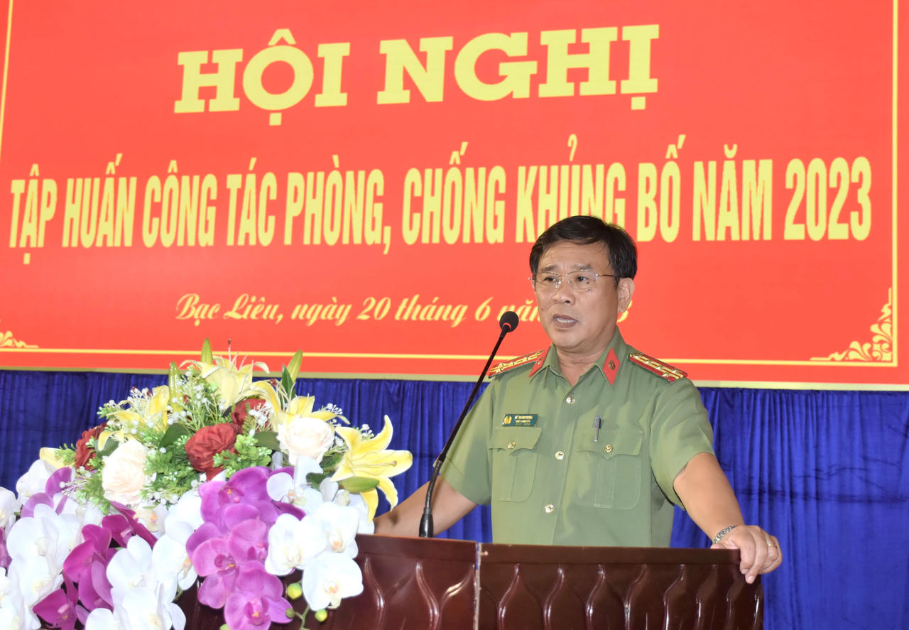 Hơn 400 đại biểu ở Bạc Liêu tập huấn công tác phòng, chống khủng bố