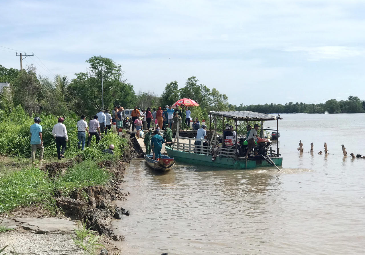 Sạt lở liên tiếp ở Cà Mau