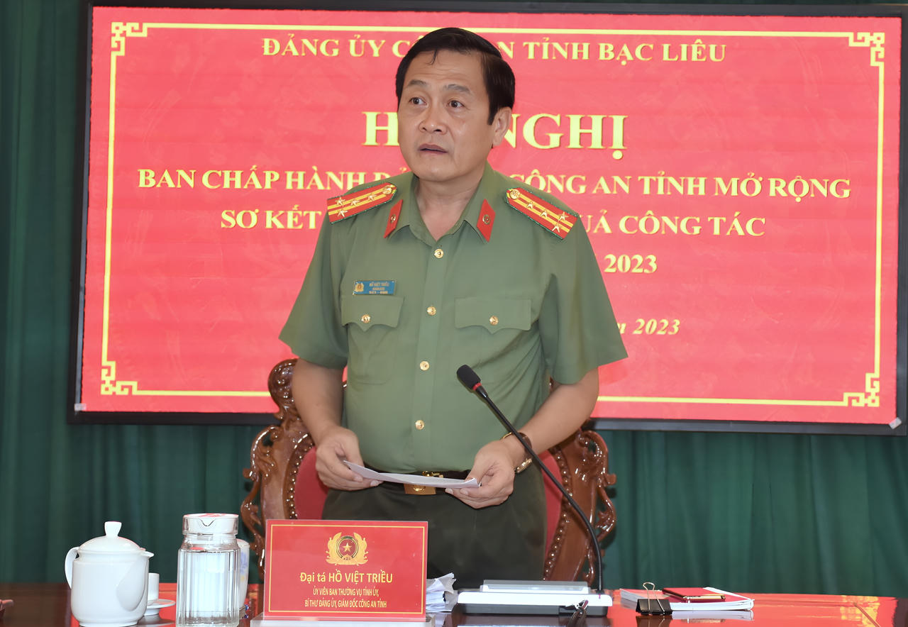 Bộ trưởng Bộ Công an biểu dương Công an Bạc Liêu về thành tích cấp CCCD 