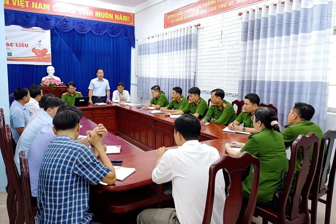 Sở Tư pháp Bạc Liêu tập huấn quy trình liên thông điện tử theo Đề án 06/CP