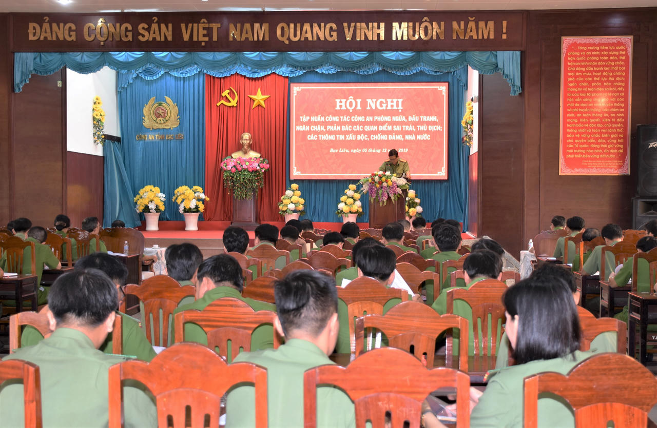 Công an Bạc Liêu: Đấu tranh, xử lý thông tin xấu, độc trên không gian mạng là nhiệm vụ thường xuyên, liên tục