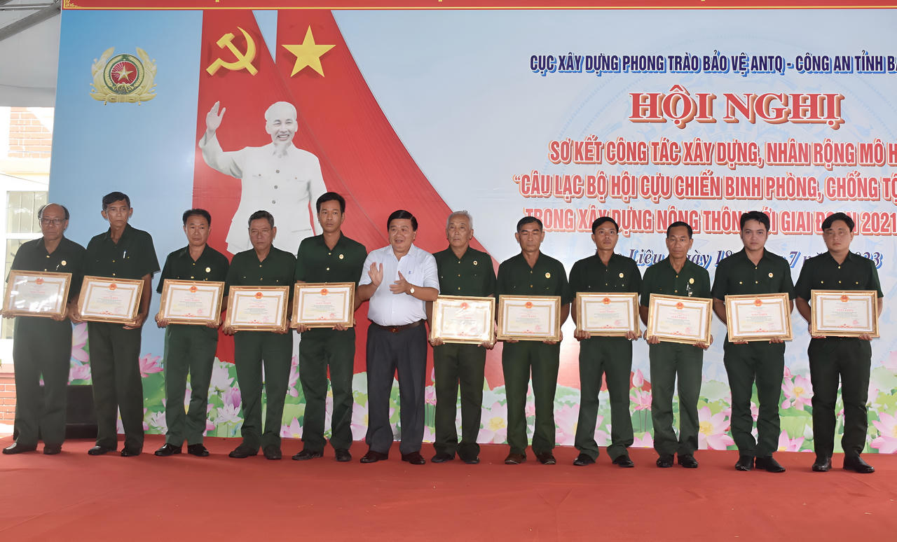 Nhân rộng mô hình “CLB Hội Cựu chiến binh phòng, chống tội phạm” ở Bạc Liêu