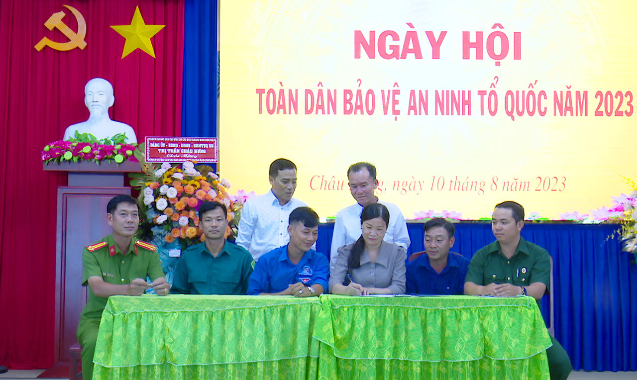 Xây dựng thị trấn Châu Hưng thành điển hình về bảo vệ an ninh Tổ quốc tại cửa ngõ Bạc Liêu