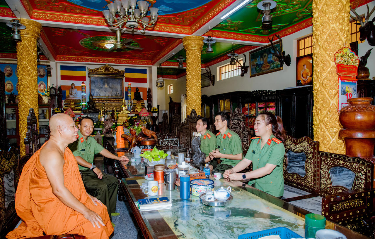 Phòng An ninh nội địa Công an Bạc Liêu thấm nhuần lời dạy của Bác