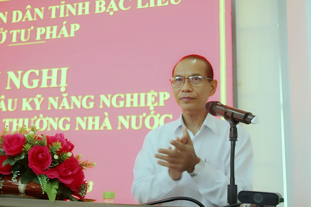 Tập huấn chuyên sâu kỹ năng, nghiệp vụ về công tác bồi thường Nhà nước tại Bạc Liêu