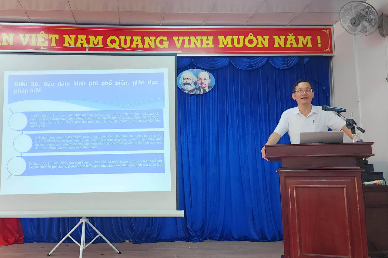 Hơn 140 cán bộ Tư pháp Bạc Liêu tập huấn nâng cao năng lực Pháp luật