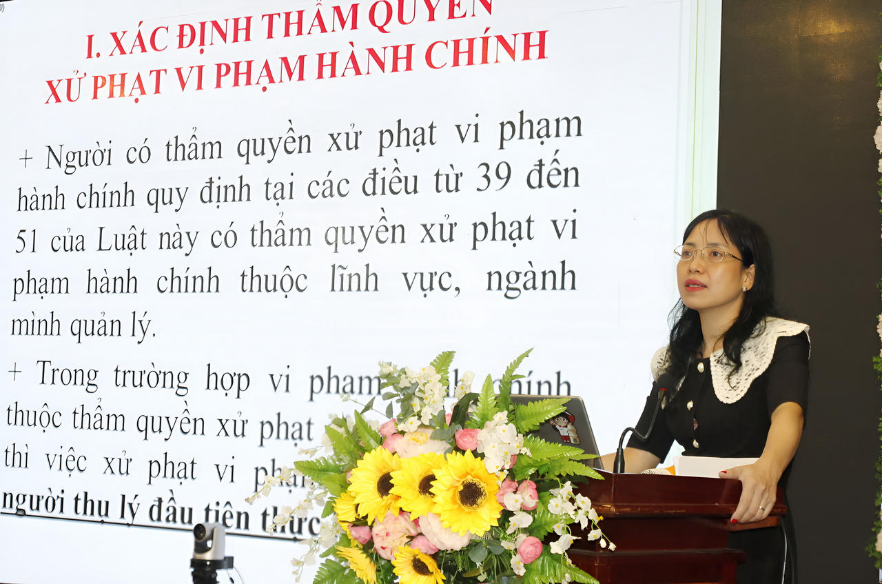 Bạc Liêu: Bế mạc lớp bồi dưỡng nghiệp vụ công tác thi hành pháp luật và xử lý vi phạm hành chính