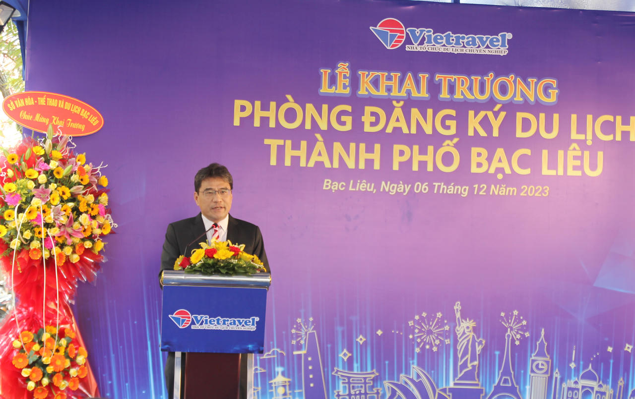 Vietravel khai trương Phòng đăng ký du lịch tại Bạc Liêu