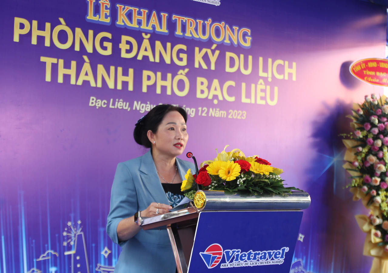 Vietravel khai trương Phòng đăng ký du lịch tại Bạc Liêu