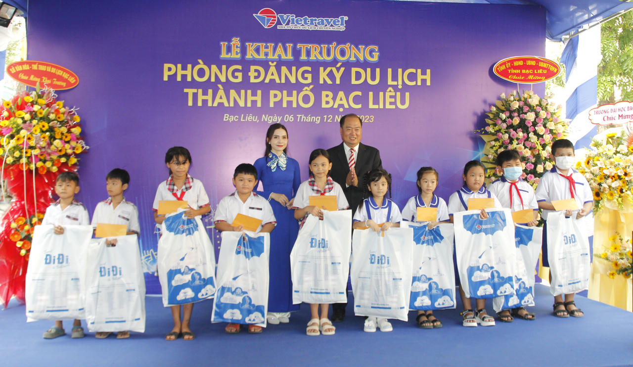 Vietravel khai trương Phòng đăng ký du lịch tại Bạc Liêu