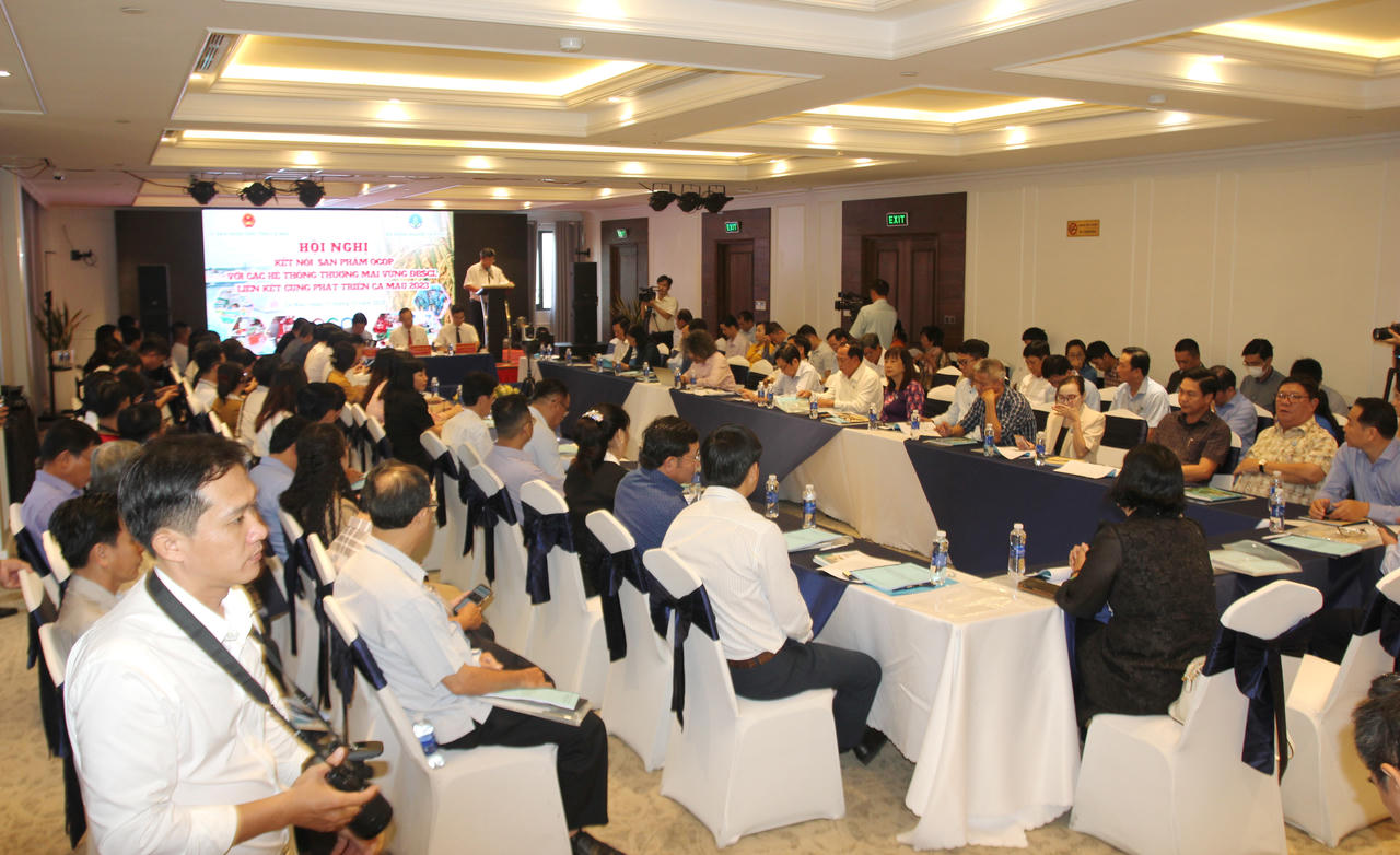 Cà Mau kết nối sản phẩm OCOP với các hệ thống Thương mại Vùng Đồng bằng sông Cửu Long 