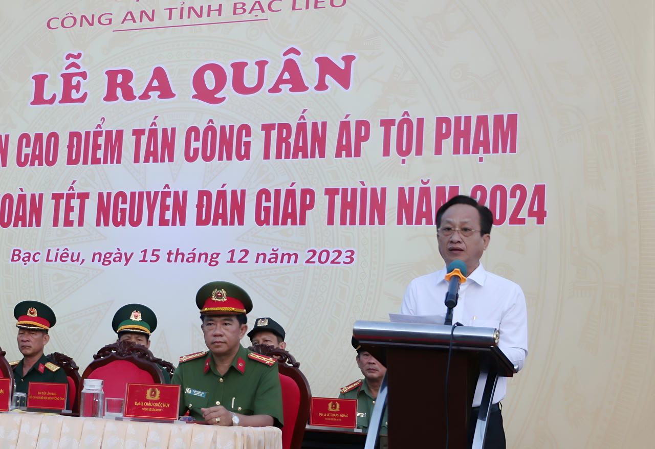 Các địa phương đồng loạt ra quân trấn áp tội phạm dịp Tết Nguyên đán