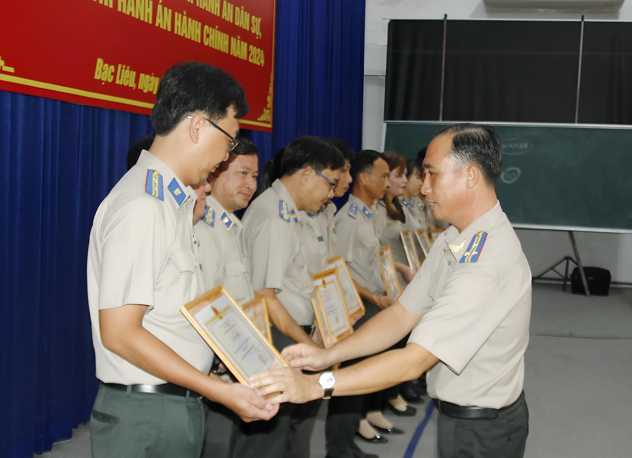 Thi hành án Dân sự tỉnh Bạc Liêu: Phấn đấu đạt và vượt chỉ tiêu được giao