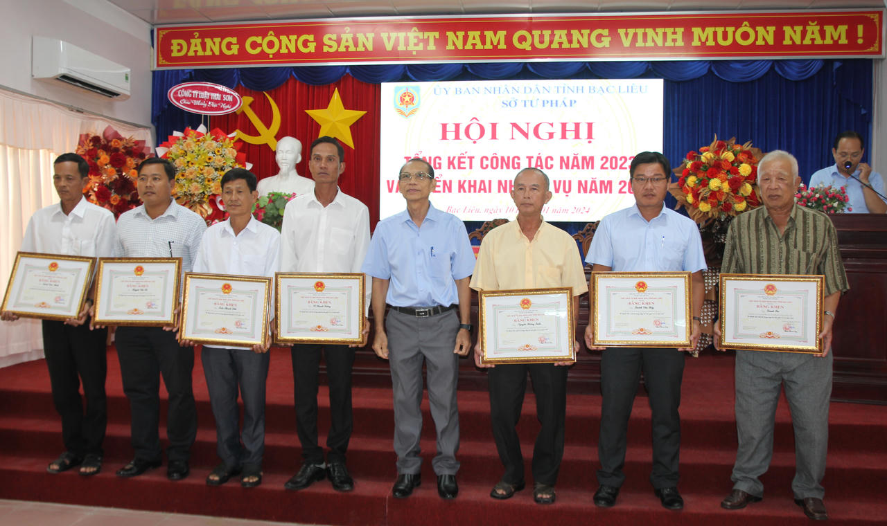 Tiếp tục xây dựng Sở Tư pháp Bạc Liêu ngày càng phát triển, xứng tầm