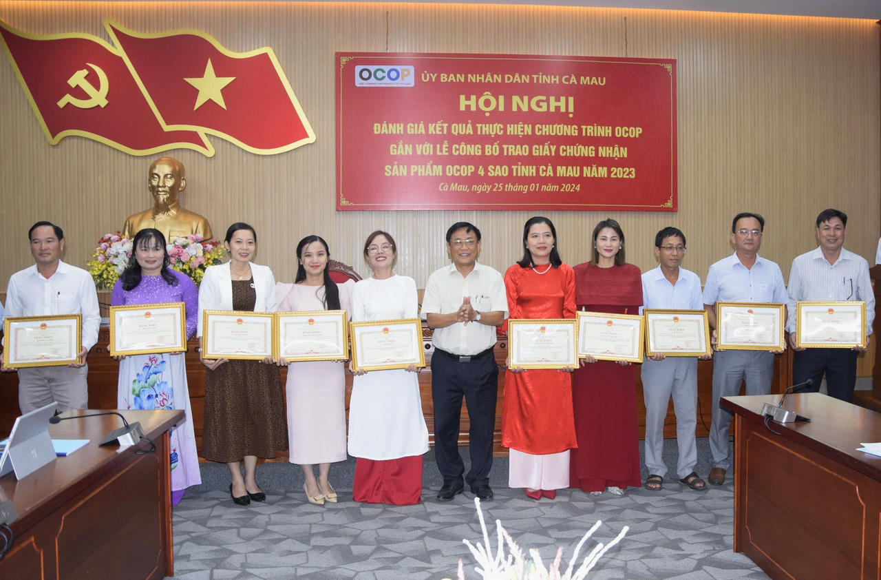 Gắn "sao" cho sản phẩm OCOP Cà Mau