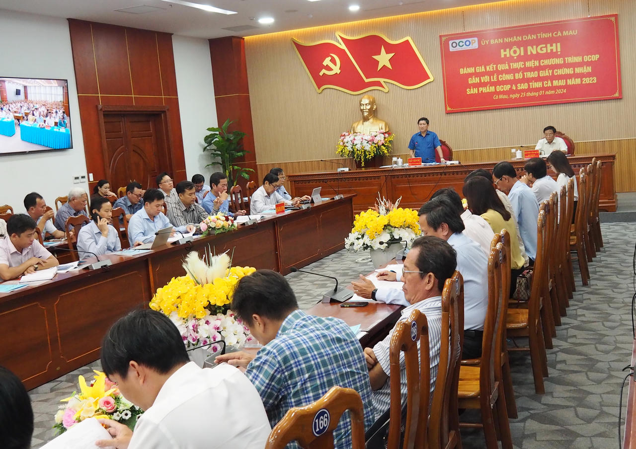 Gắn "sao" cho sản phẩm OCOP Cà Mau