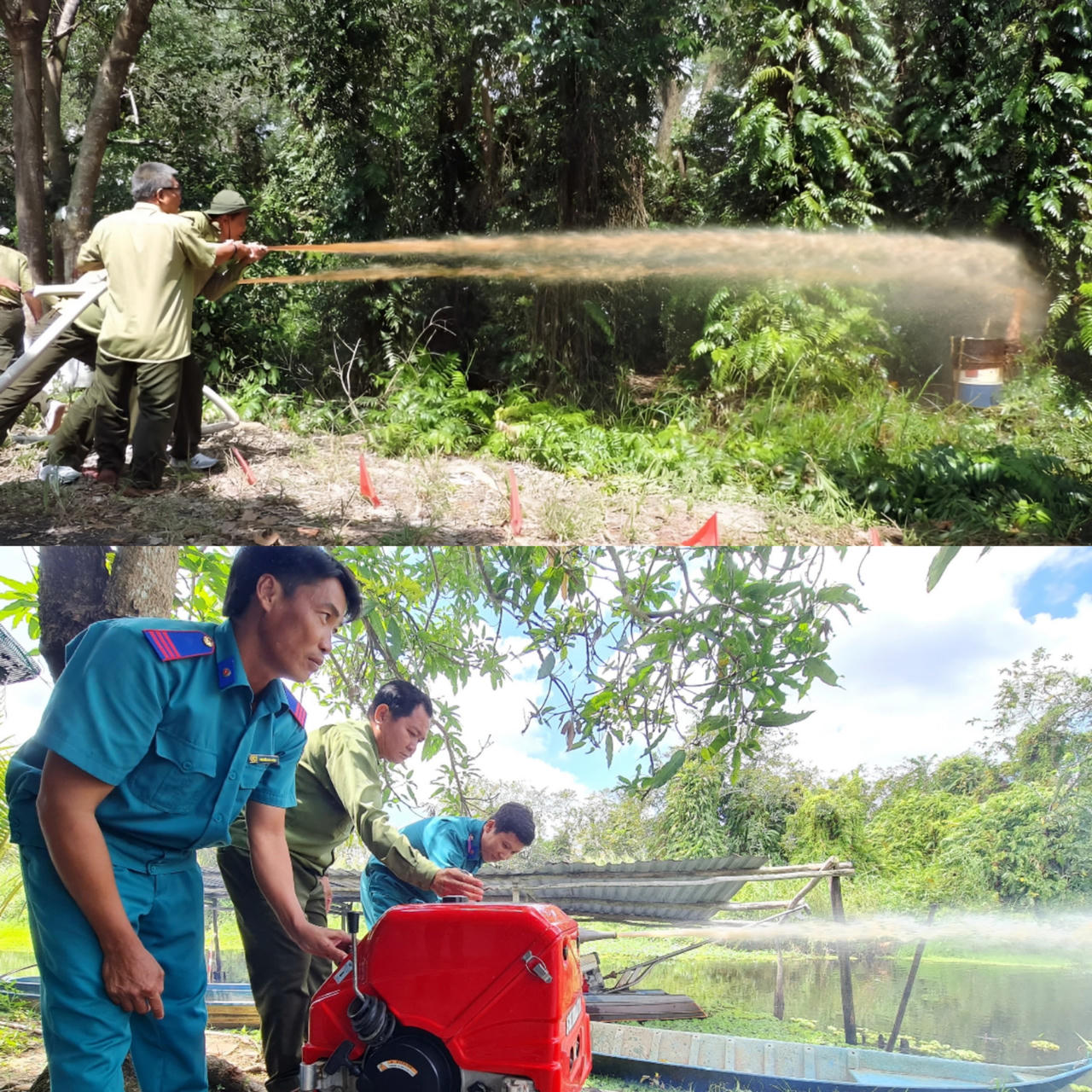 Phòng chống cháy rừng cho Vườn Quốc gia U Minh Hạ 