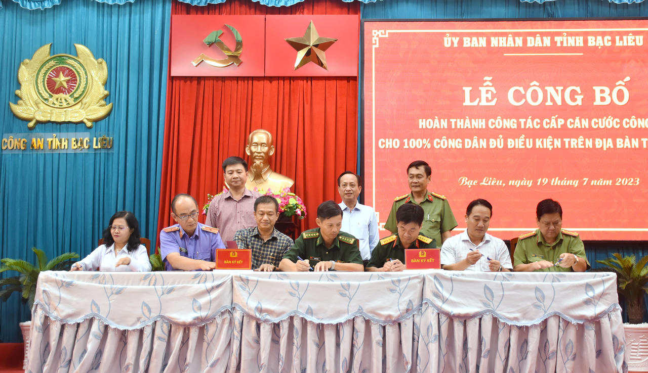 Công an Bạc Liêu đạt chất lượng dịch vụ công trực tuyến trên các lĩnh vực