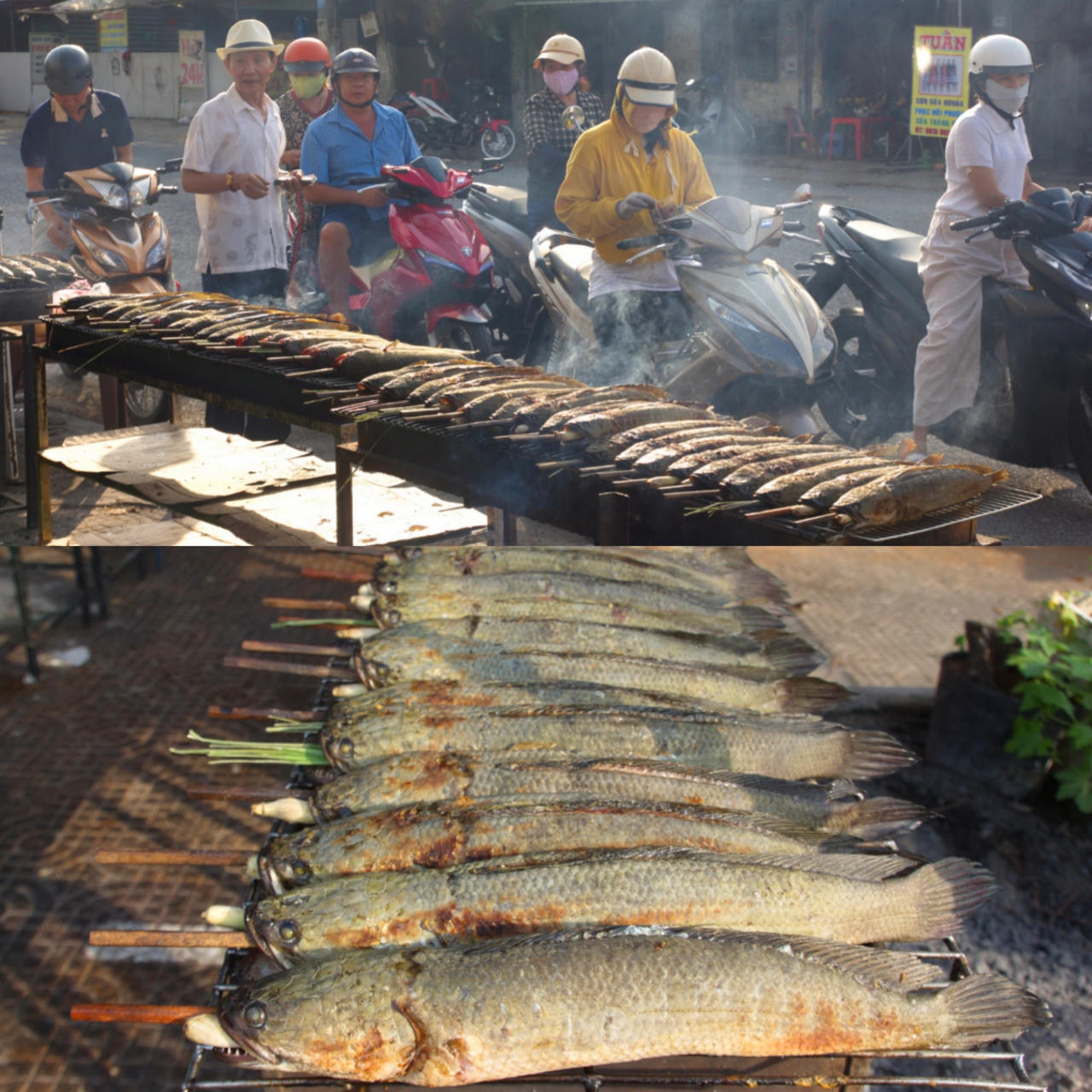 Người dân Bạc Liêu mua heo quay, cá lóc nướng… ngày vía Thần Tài