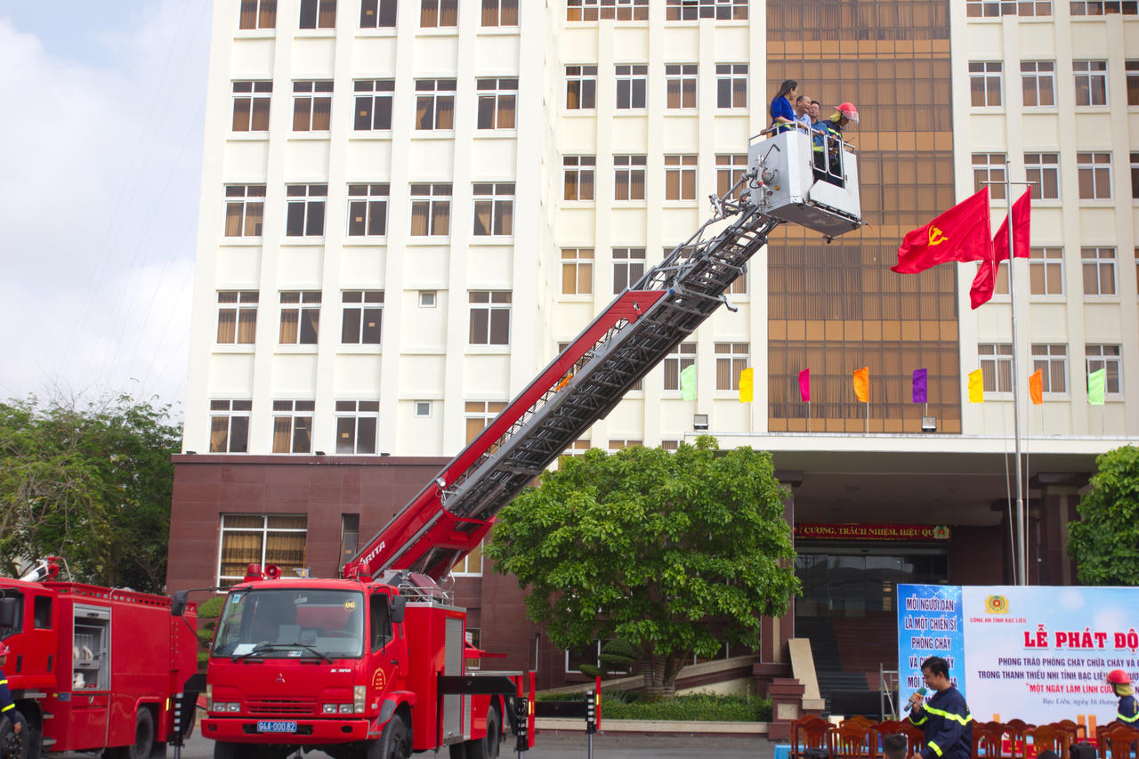 Bạc Liêu phát động phong trào PCCC và CNCH trong thanh thiếu nhi