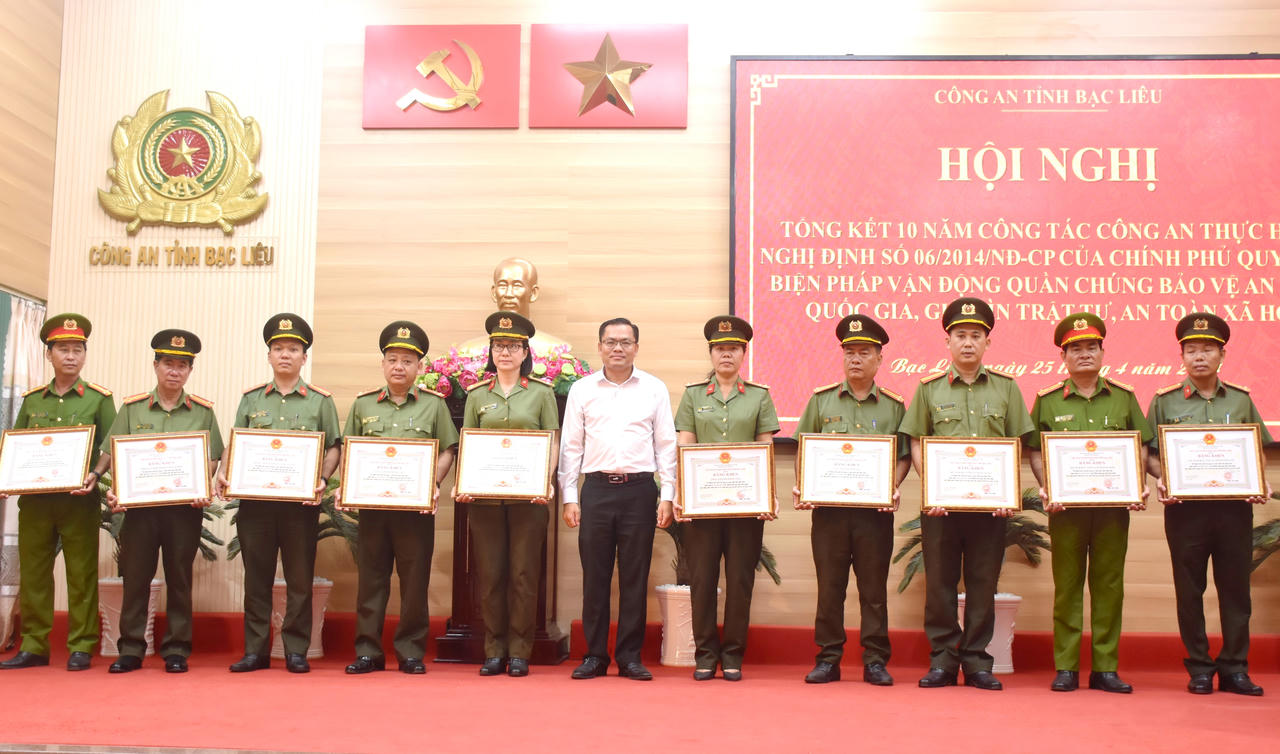 Phát huy vai trò của nhân dân trong bảo đảm ANTT ở Bạc Liêu